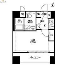 プレール・ドゥーク平和島 402 ｜ 東京都大田区大森本町２丁目26-12（賃貸マンション1K・4階・25.70㎡） その2