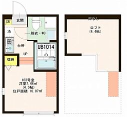 間取図画像 ワンルーム