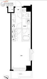 ルーブル川崎上平間弐番館 1Kの間取図画像