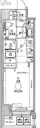 グランフォース横浜関内 1Kの間取図画像