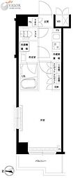 ルーブル武蔵新城六番館 1Kの間取図画像