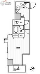 GRACIAPLACE川崎駅前 1Kの間取図画像