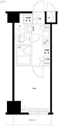 ルーブル羽田西 1Kの間取図画像