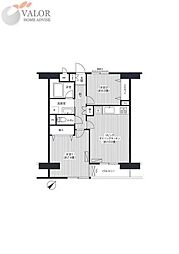 ベイイースト 2LDKの間取図画像