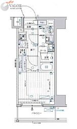 メインステージ横濱鶴見 1Kの間取図画像