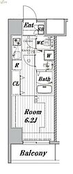 MAKESDESIGN川崎 1Kの間取図画像