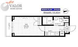 ステージグランデ宮崎台 1Kの間取図画像