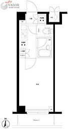 ルーブル蒲田六番館 1Kの間取図画像