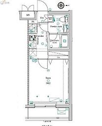REALIZEKAMATA 1Kの間取図画像