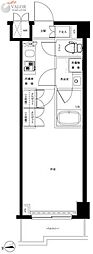 ルーブル蒲田十番館 1Kの間取図画像
