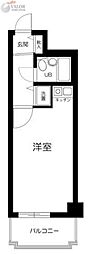 ライオンズマンション生麦南 ワンルームの間取図画像