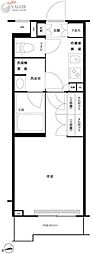 ルーブル大森西 1Kの間取図画像