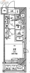 レア横濱ポートサイド 1Kの間取図画像