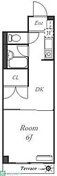 パークコートZAMA 1DKの間取図画像