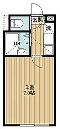 ヴィラージュ町田 1Kの間取図画像