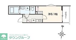 MELLAS淵野辺VI 1Kの間取図画像