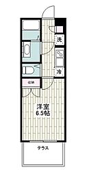 ストーンアイランド相模大野 1Kの間取図画像