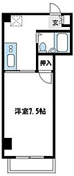 シティプラザ 1Kの間取図画像