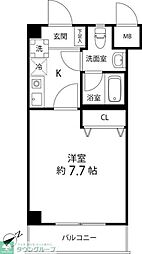 ルート相模ケ丘 1Kの間取図画像