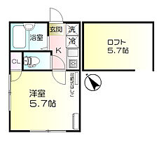 シャイン三春町 204 ｜ 神奈川県横須賀市三春町1丁目36（賃貸アパート1K・2階・16.54㎡） その2