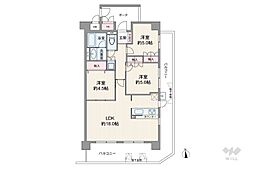 間取図画像 3LDK