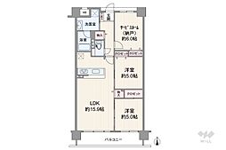 間取図画像 2SLDK