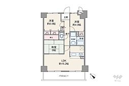 アルティプラザ高槻 3LDKの間取図画像