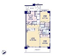 間取図画像 2SLDK