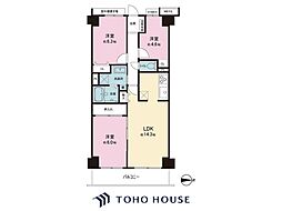 エステ・スクエア我孫子 3LDKの間取図画像