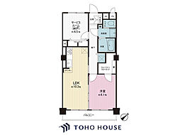 マンションニュー松戸 1SLDKの間取図画像