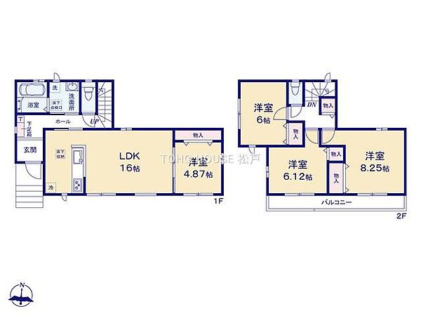 間取りを拡大表示