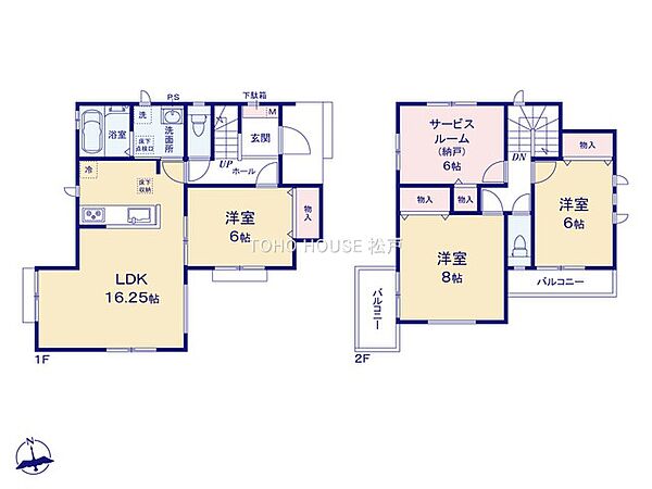 間取りを拡大表示