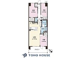 エクセレントシティ新柏ヒルズ 3LDKの間取図画像
