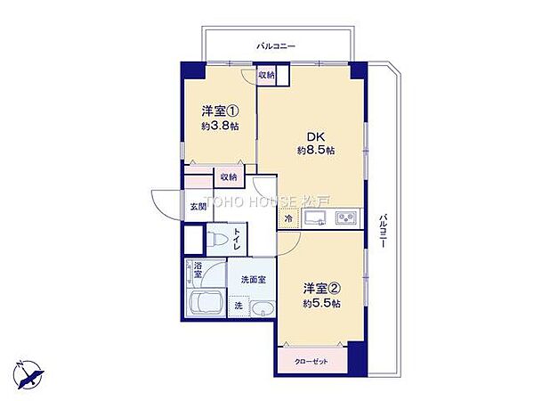 間取りを拡大表示