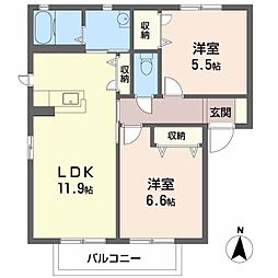 ニューフォーレス　ナガタ 2階