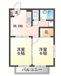 メゾンK・C田寺 2階/206