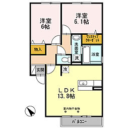 プレタメゾン大前III 2階/202