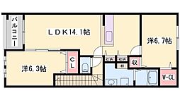 ブライト・ハウスII 2階/201
