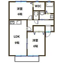 JAサンビレッジ大塚C棟 2LDKの間取図画像