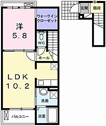 メゾンド　サンセールＡ 2階