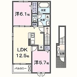 飾磨区阿成植木アパート 2階