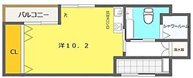 9階 / ワンルーム / 25.28㎡