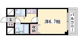 ブレス宝祥 1Kの間取図画像