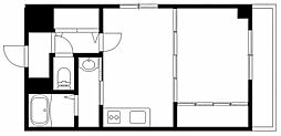 コーポサンライズ 1DKの間取図画像