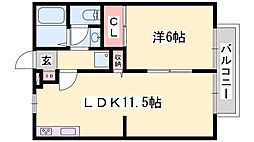 ハイツブランドール 2階/203
