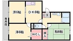 メイコウマンション 3DKの間取図画像