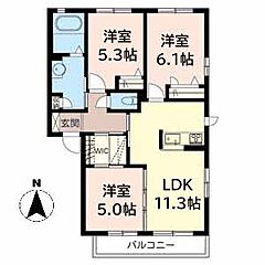 物件の間取り