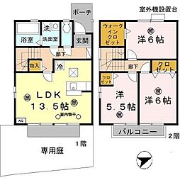 ヴァルトzwei 3LDKの間取図画像