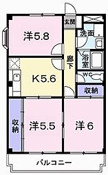 レジデンスＫ1 3階/306