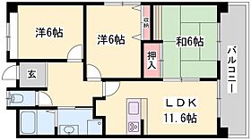 兵庫県姫路市夢前町菅生澗（賃貸マンション3LDK・1階・64.97㎡） その2